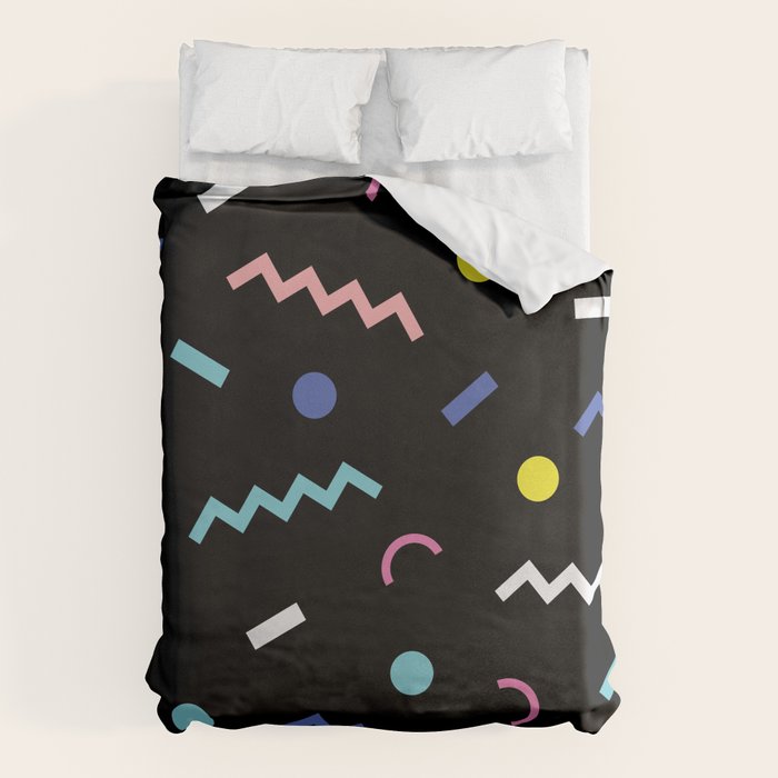 Memphis Pattern 19 - Party / 80s Retro Duvet Cover Gallery Image 1