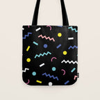 Memphis Pattern 19 - Party / 80s Retro Tote Bag Gallery Image 1