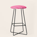 Pinkshades Serrate Stripes Irregular Vertical Stripe Pattern in Pink Tones Stool Gallery Image 1