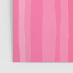 Pinkshades Serrate Stripes Irregular Vertical Stripe Pattern in Pink Tones Poster Gallery Image 3