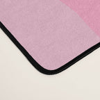 Pinkshades Serrate Stripes Irregular Vertical Stripe Pattern in Pink Tones Desk Mat Gallery Image 4
