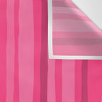Pinkshades Serrate Stripes Irregular Vertical Stripe Pattern in Pink Tones Wall Tapestry Gallery Image 3