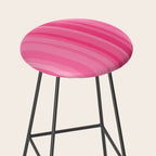 Pinkshades Serrate Stripes Irregular Vertical Stripe Pattern in Pink Tones Stool Gallery Image 2