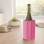 Pinkshades Serrate Stripes Irregular Vertical Stripe Pattern in Pink Tones Wine Chiller Gallery Image 4