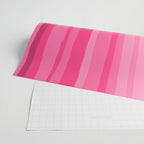 Pinkshades Serrate Stripes Irregular Vertical Stripe Pattern in Pink Tones Wrapping Paper Gallery Image 2