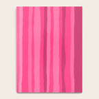Pinkshades Serrate Stripes Irregular Vertical Stripe Pattern in Pink Tones Notebook Gallery Image 4