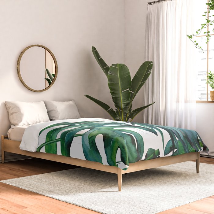 Tropical Palm Leaves Classic II Comforter Gallery Image 2