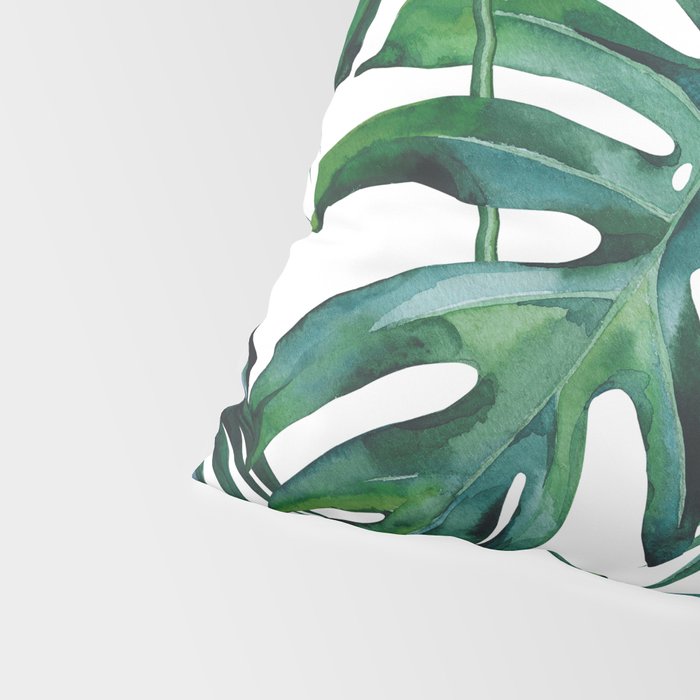Tropical Palm Leaves Classic II Pillow Sham Gallery Image 4