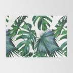 Tropical Palm Leaves Classic II Rug Gallery Image 2