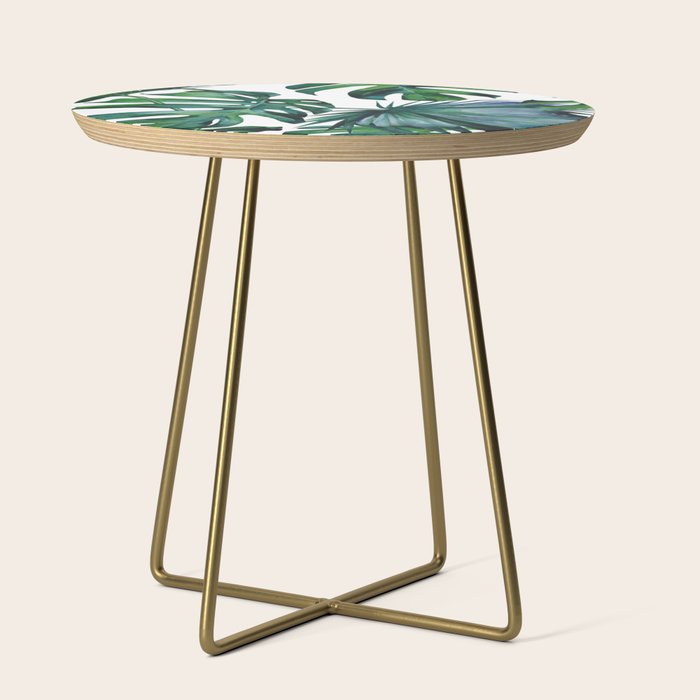 Tropical Palm Leaves Classic II Side Table Gallery Image 1