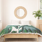 Tropical Palm Leaves Classic II Duvet Cover Gallery Image 3