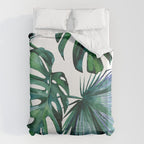 Tropical Palm Leaves Classic II Duvet Cover Gallery Image 6