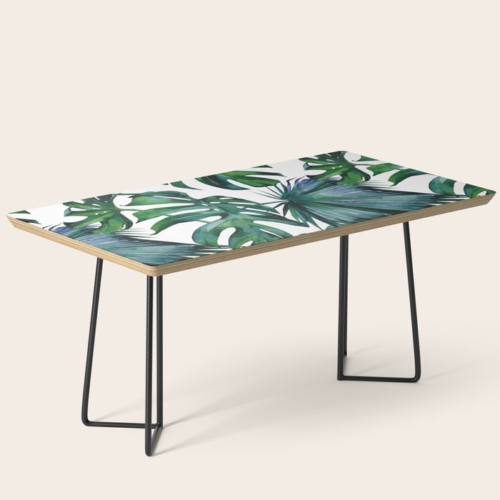 Tropical Palm Leaves Classic II Coffee Table Gallery Image 1