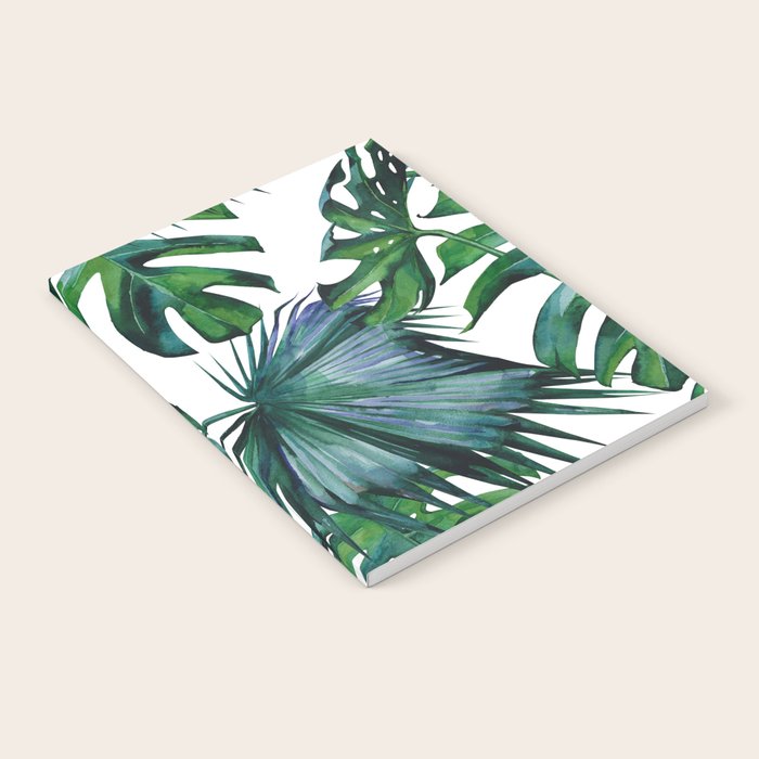 Tropical Palm Leaves Classic II Notebook Gallery Image 1