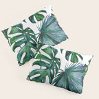 Tropical Palm Leaves Classic II Pillow Sham Gallery Image 3