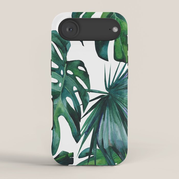 Tropical Palm Leaves Classic II iPhone Case Gallery Image 2
