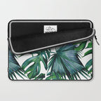 Tropical Palm Leaves Classic II Laptop Sleeve Gallery Image 2
