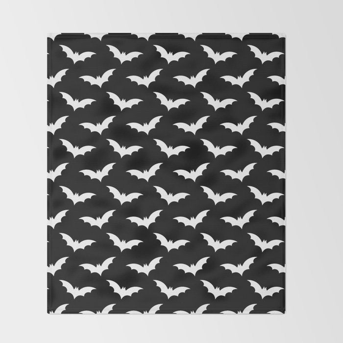 Beautiful Halloween Pattern Design Throw Blanket Gallery Image 2