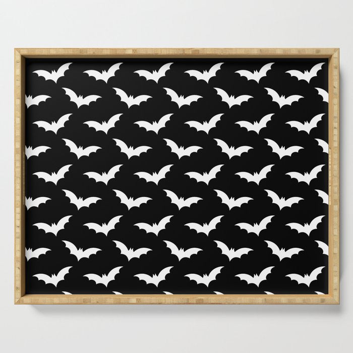 Beautiful Halloween Pattern Design Serving Tray Gallery Image 1