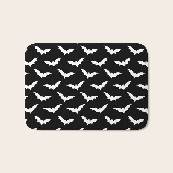 Beautiful Halloween Pattern Design Bath Mat Gallery Image 1