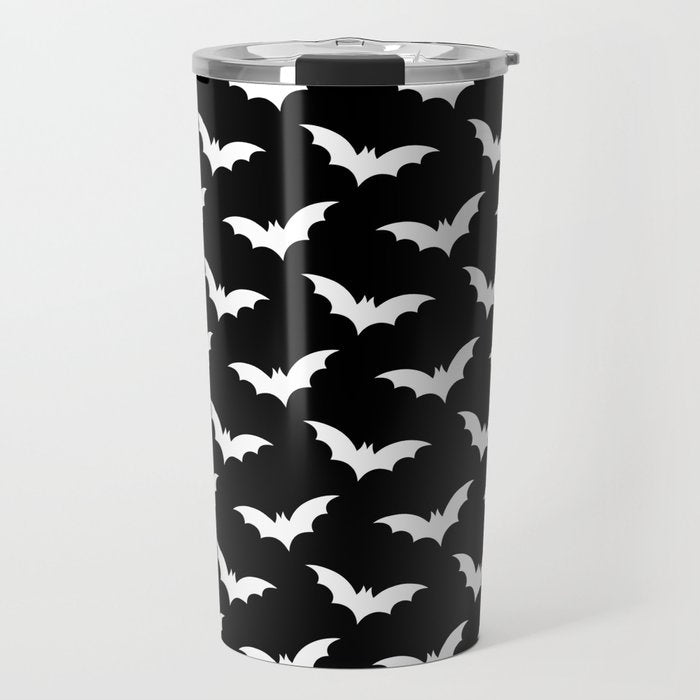 Beautiful Halloween Pattern Design Travel Mug Gallery Image 1
