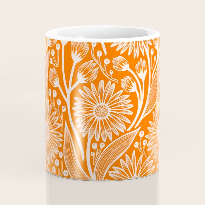 Marmalade Coneflowers Coffee Mug Gallery Image 4