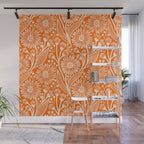 Marmalade Coneflowers Wall Mural Gallery Image 1