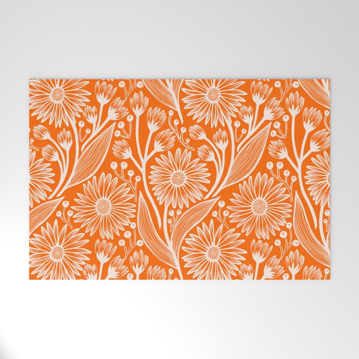 Marmalade Coneflowers Welcome Mat Gallery Image 1