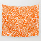 Marmalade Coneflowers Wall Tapestry Gallery Image 4
