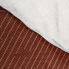 boho triangle stripes - rust Comforter Gallery Image 4