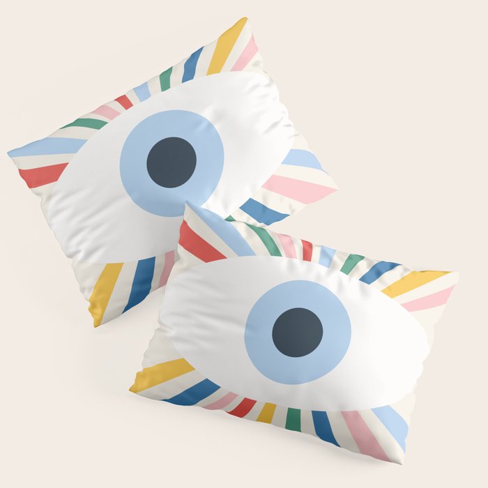 All Seeing Evil Eye - primary Pillow Sham Gallery Image 3