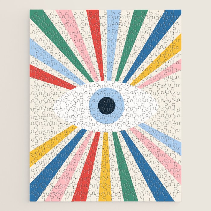 All Seeing Evil Eye - primary Jigsaw Puzzle Gallery Image 1