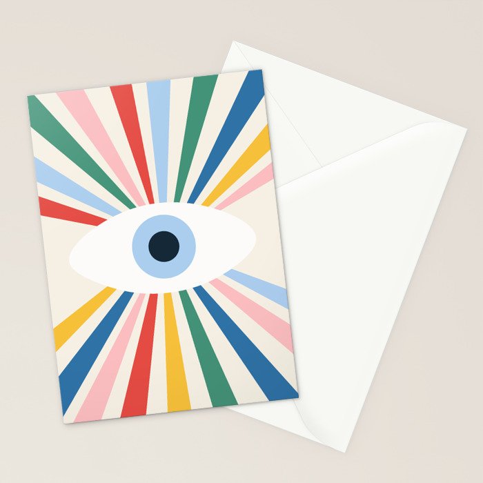 All Seeing Evil Eye - primary Stationery Card Gallery Image 2