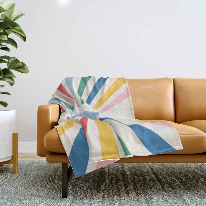 All Seeing Evil Eye - primary Throw Blanket Gallery Image 1