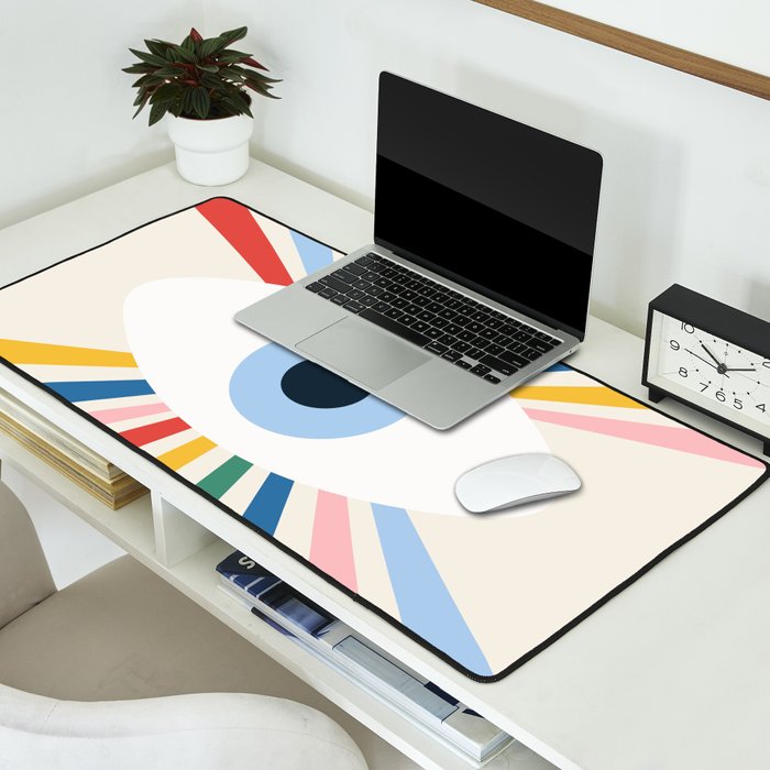All Seeing Evil Eye - primary Desk Mat Gallery Image 2