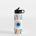 All Seeing Evil Eye - primary Water Bottle Gallery Image 1