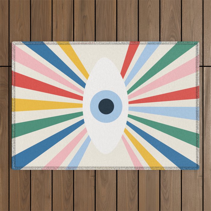 All Seeing Evil Eye - primary Outdoor Rug Gallery Image 1