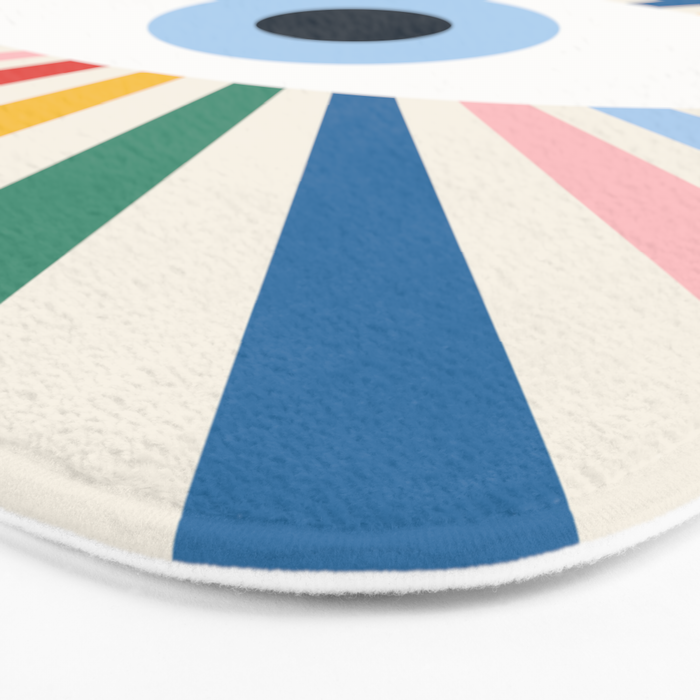 All Seeing Evil Eye - primary Bath Mat Gallery Image 3