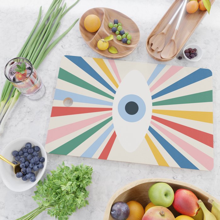 All Seeing Evil Eye - primary Cutting Board Gallery Image 2