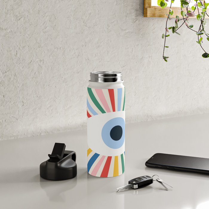 All Seeing Evil Eye - primary Water Bottle Gallery Image 4