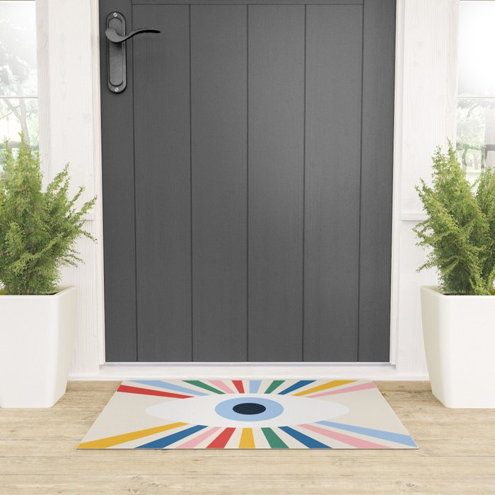 All Seeing Evil Eye - primary Welcome Mat Gallery Image 3
