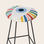 All Seeing Evil Eye - primary Stool Gallery Image 2