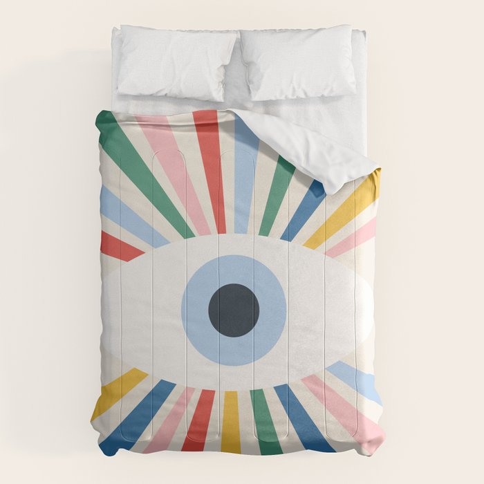 All Seeing Evil Eye - primary Comforter Gallery Image 6