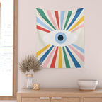 All Seeing Evil Eye - primary Wall Tapestry Gallery Image 2