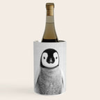 Baby Penguin - Black & White Wine Chiller Gallery Image 1