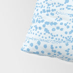  Abstract Ink Blot Strata Pattern in Ice Blue Pillow Sham Gallery Image 4