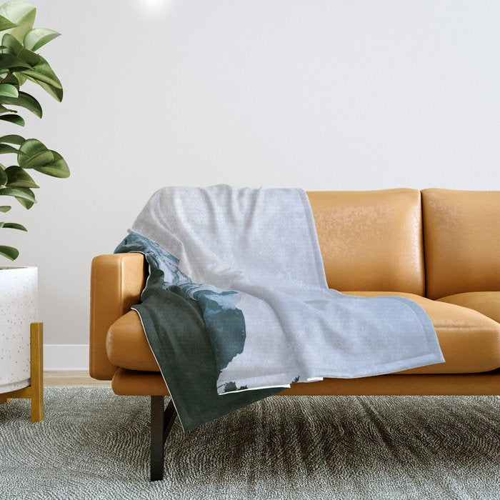 Mount Rainier VI Throw Blanket Gallery Image 1