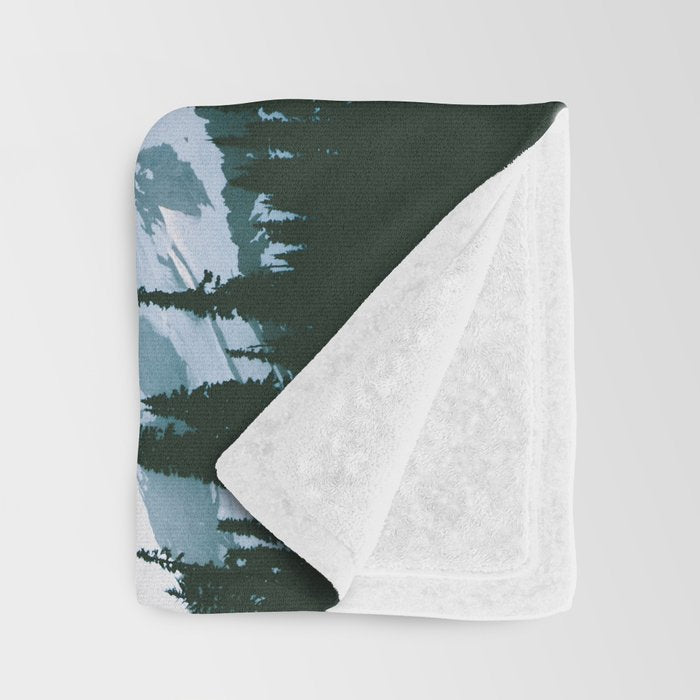Mount Rainier VI Throw Blanket Gallery Image 3
