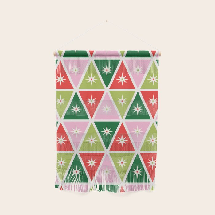 Retro Christmas Triangles Wall Hanging Gallery Image 1