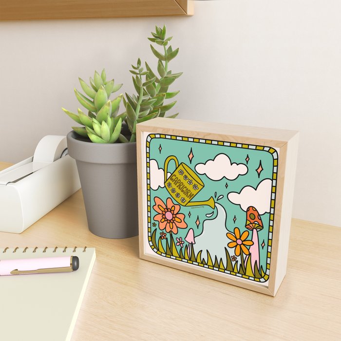 Capricorn Garden Mini Art Print Gallery Image 2